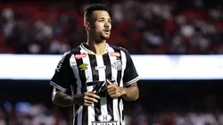 SP - SAO PAULO - 20/04/2025 - BRASILEIRO A 2025, SAO PAULO X SANTOS - ze ivaldo jogador do Santos durante partida contra o Sao Paulo no estadio Morumbi pelo campeonato Brasileiro A 2025. Foto: Fabio Giannelli/AGIF