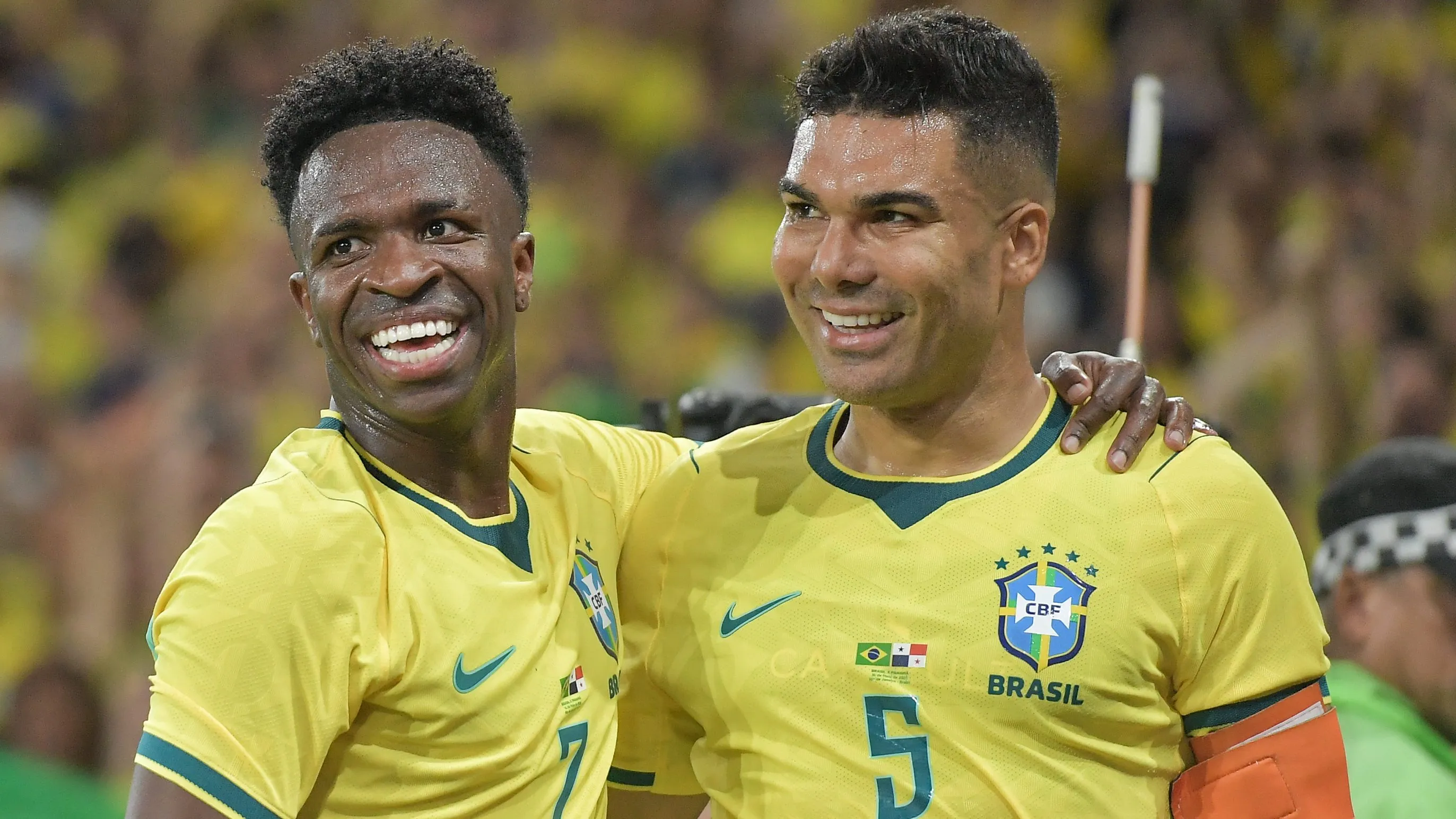 Vini e Casemiro são duas das principais referências na Seleção