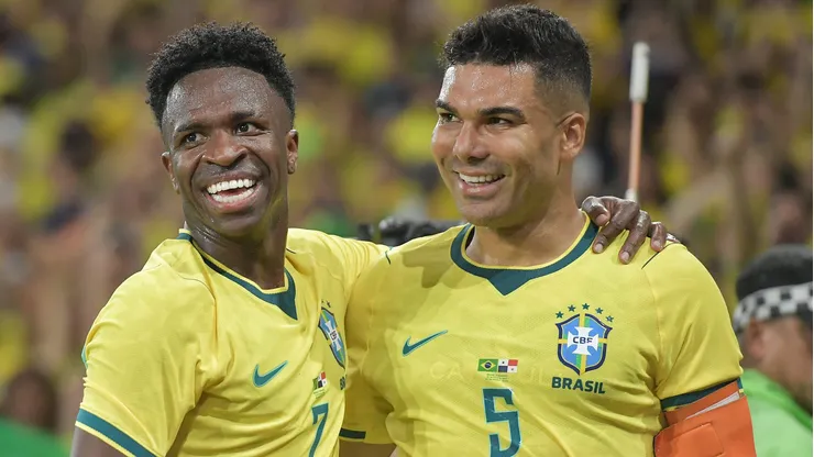 Vini e Casemiro são duas das principais referências na Seleção