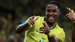 Endrick em campo pela Seleção Brasileira. (Photo by Wagner Meier/Getty Images)