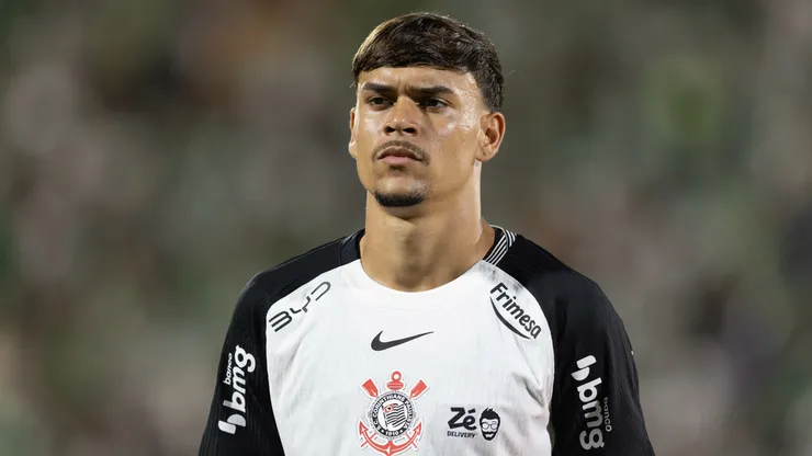 João Pedro jogador do Corinthians durante partida contra o Chapecoense. Foto: Liamara Polli/AGIF