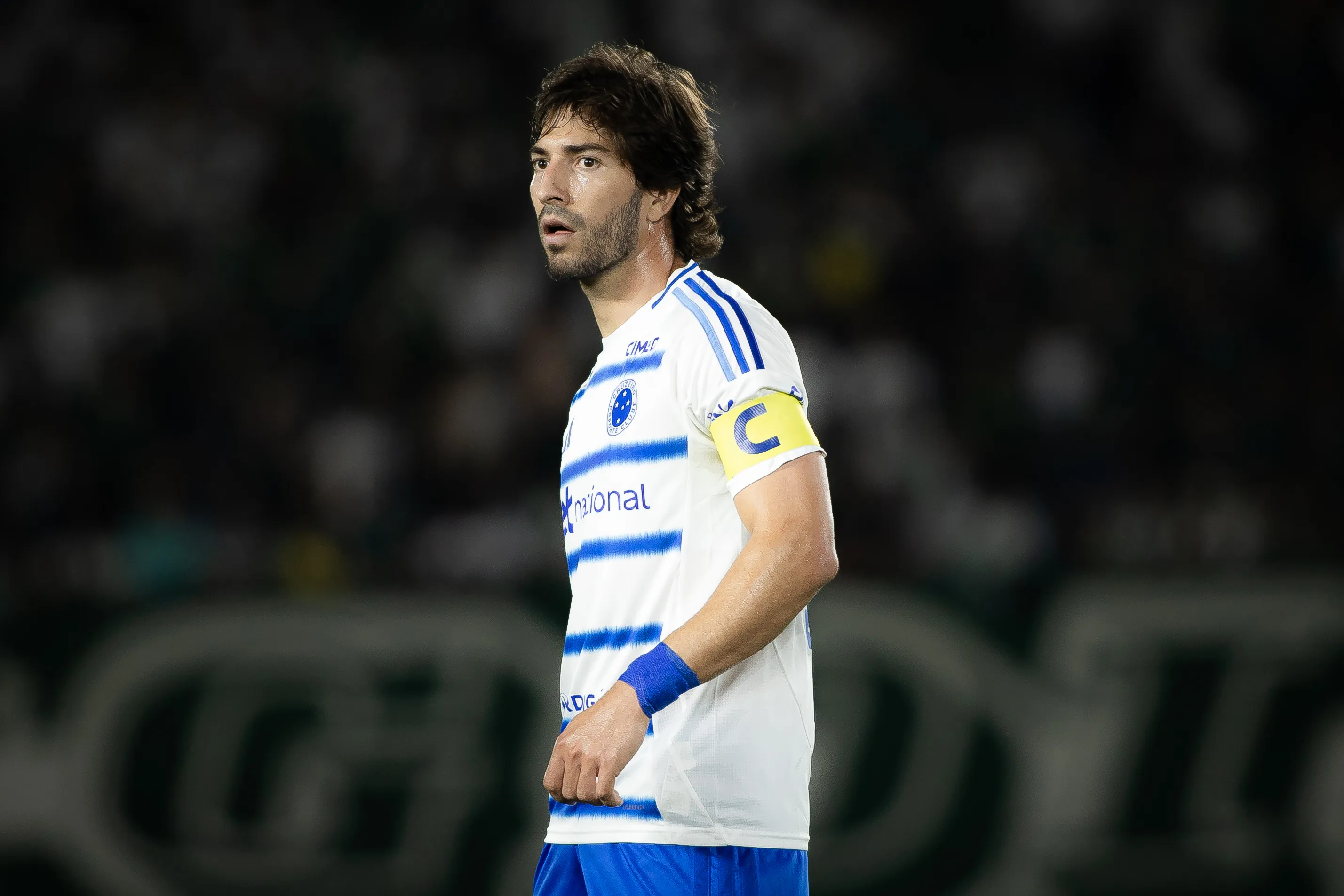Lucas Silva jogador do Cruzeiro durante partida contra o Goias. Foto: Isabela Azine/AGIF
