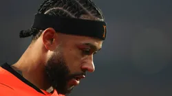 Memphis Depay atuando pela Seleção da Holanda. (Photo by Dean Mouhtaropoulos/Getty Images)