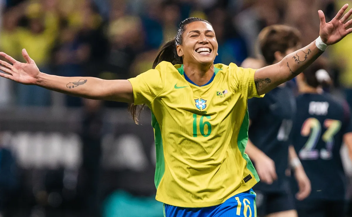 Sem Marta, Brasil vence Estados Unidos de virada em amistoso feminino na Neo Química Arena