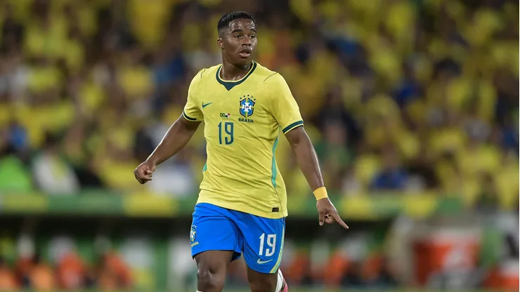 RJ - RIO DE JANEIRO - 31/05/2026 - AMISTOSO, SELECAO BRASILEIRA X PANAMA - Endrick jogador do Selecao Brasileira durante partida contra o Panama no estadio Maracana pelo campeonato Amistoso. Foto: Thiago Ribeiro/AGIF