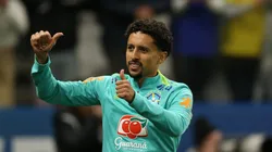 Marquinhos jogador da Selecao Brasileira durante a partida entre Brasil e Paraguai na Neo Quimica Arena em Sao Paulo (SP), pelas Eliminatorias da Copa do Mundo 2026. Foto: Marlon Costa/AGIF