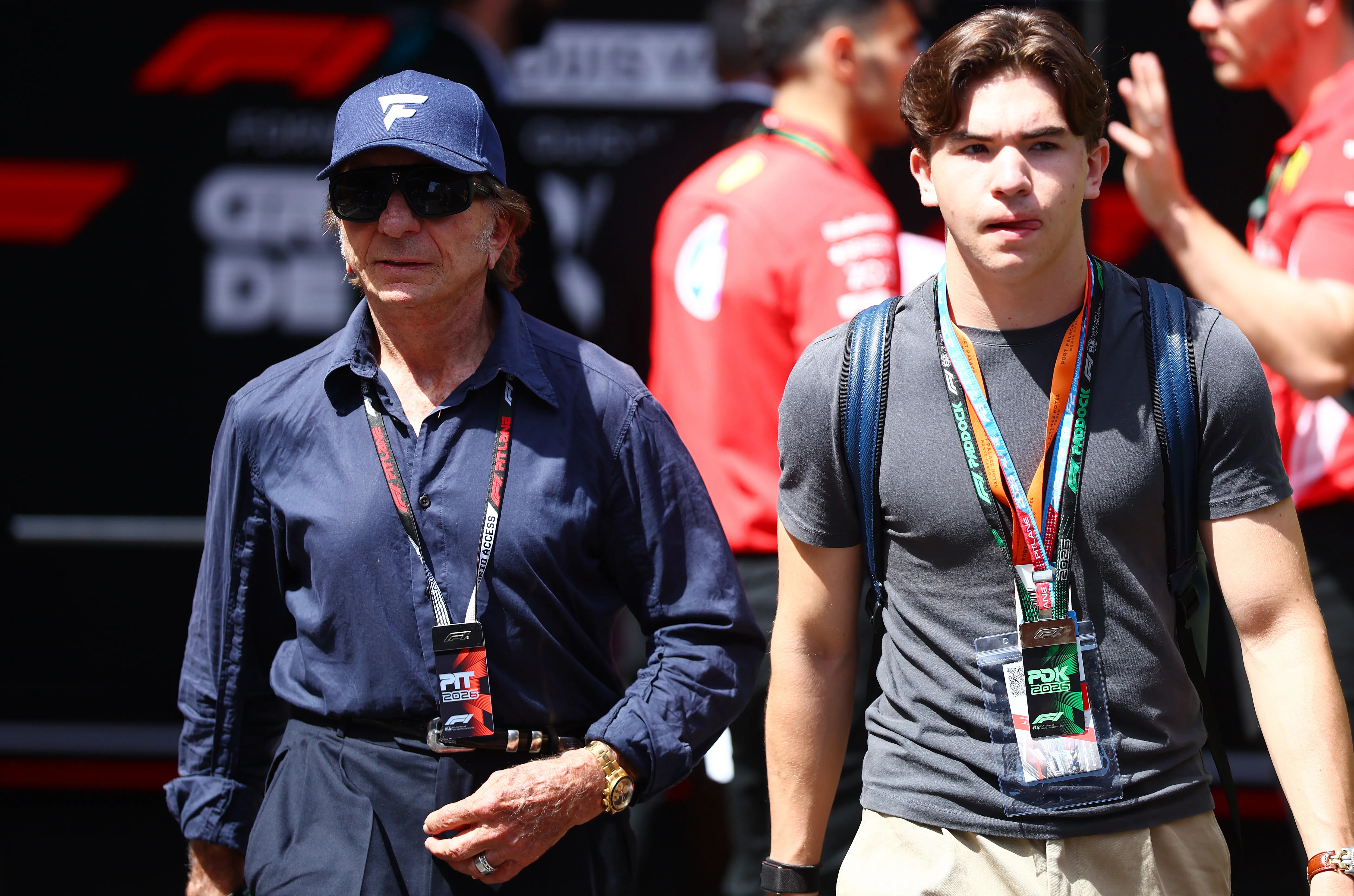 MONTE-CARLO, MONACO – JUNE 04: Emerson Fittipaldi and Emerson Fittipaldi of Brazil and AIX Racing (20) arrive in the Paddock during practice ahead of Round 4 Monaco of the Formula 2 Championship at Circuit de Monaco on June 04, 2026 in Monte-Carlo, Monaco. (Photo by Joe Portlock/Getty Images)