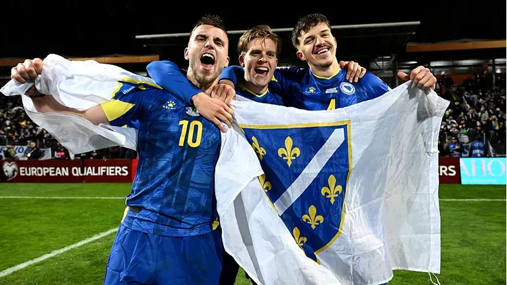 Seleção Bósnia de Futebol. (Photo by Getty Images/Getty Images)