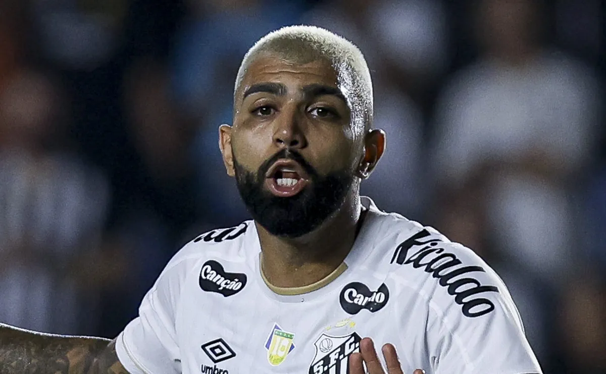 Gabigol mira centésimo gol pelo Santos após a Copa do Mundo e marca dos tempos de Flamengo