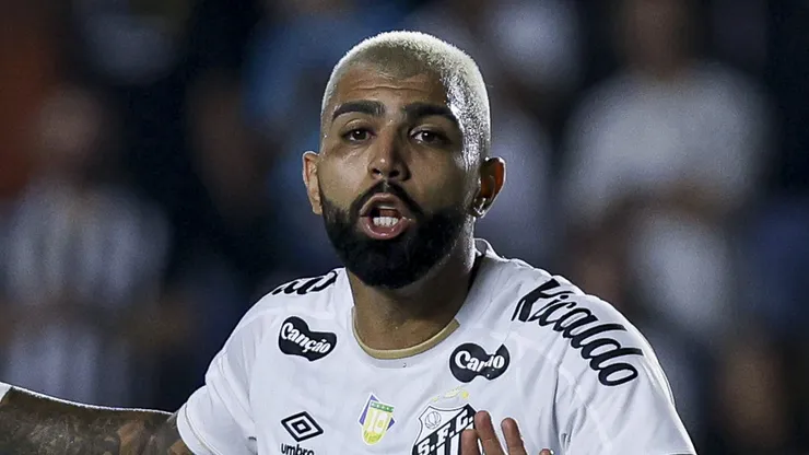 Gabriel durante empate com o San Lorenzo (ARG)