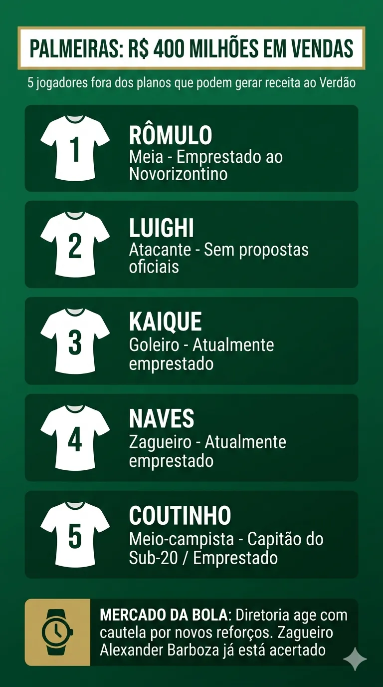 Infográfico Palmeiras vendas