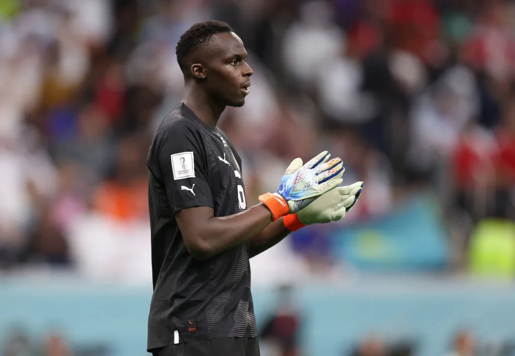 Édouard Mendy é o goleiro de Senegal. Foto: Catherine Ivill/Getty Images