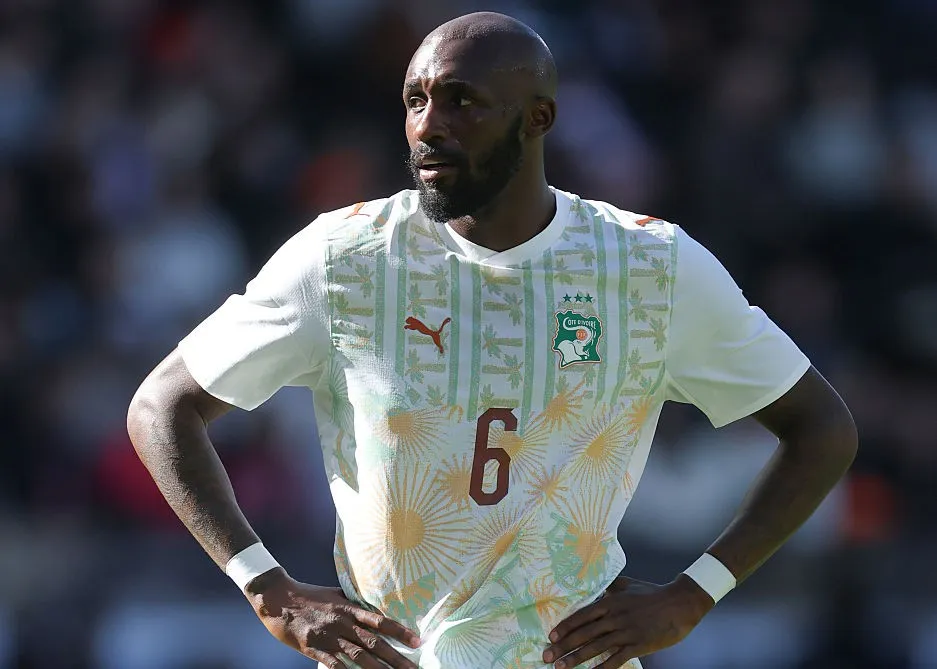 Seko Fofana durante amistoso pela Costa do Marfim. Foto: Richard Pelham/Getty Images