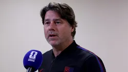 Pochettino durante a entrevista pós-jogo