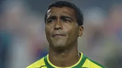 Romário em campo pela Seleção Brasileira. Foto: Phil Cole /Allsport