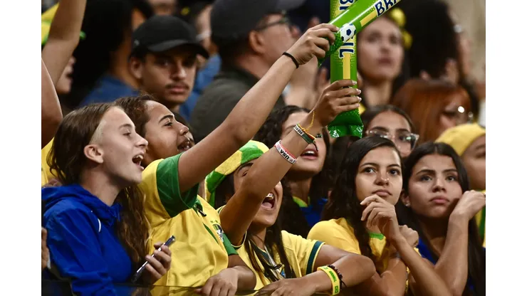Torcida brasileira na Neo Química Arena. Foto: Alan Morici/AGIF