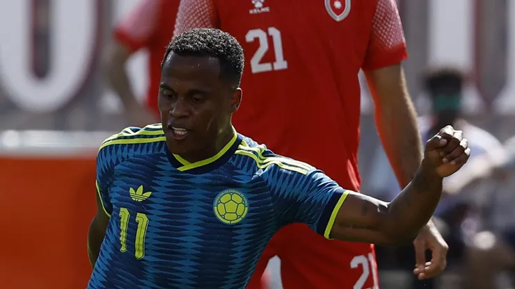 Jhon Arias em Colômbia x Jordânia. (Photo by Meg McLaughlin/Getty Images)
