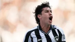 Ferraresi jogador do Botafogo comemora seu gol durante partida contra o Remo. Foto: Jorge Rodrigues/AGIF