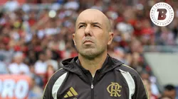 Leonardo Jardim técnico do Flamengo durante partida no Maracanã