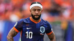 Memphis Depay em partida da Holanda - (Photo by Alex Livesey/Getty Images)