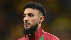 Noussair Mazraoui, titular do Marrocos. Foto: Denis Doyle/Getty Images