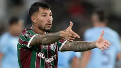 Lucho Acosta em campo pelo Fluminense. Foto: Jorge Rodrigues/AGIF