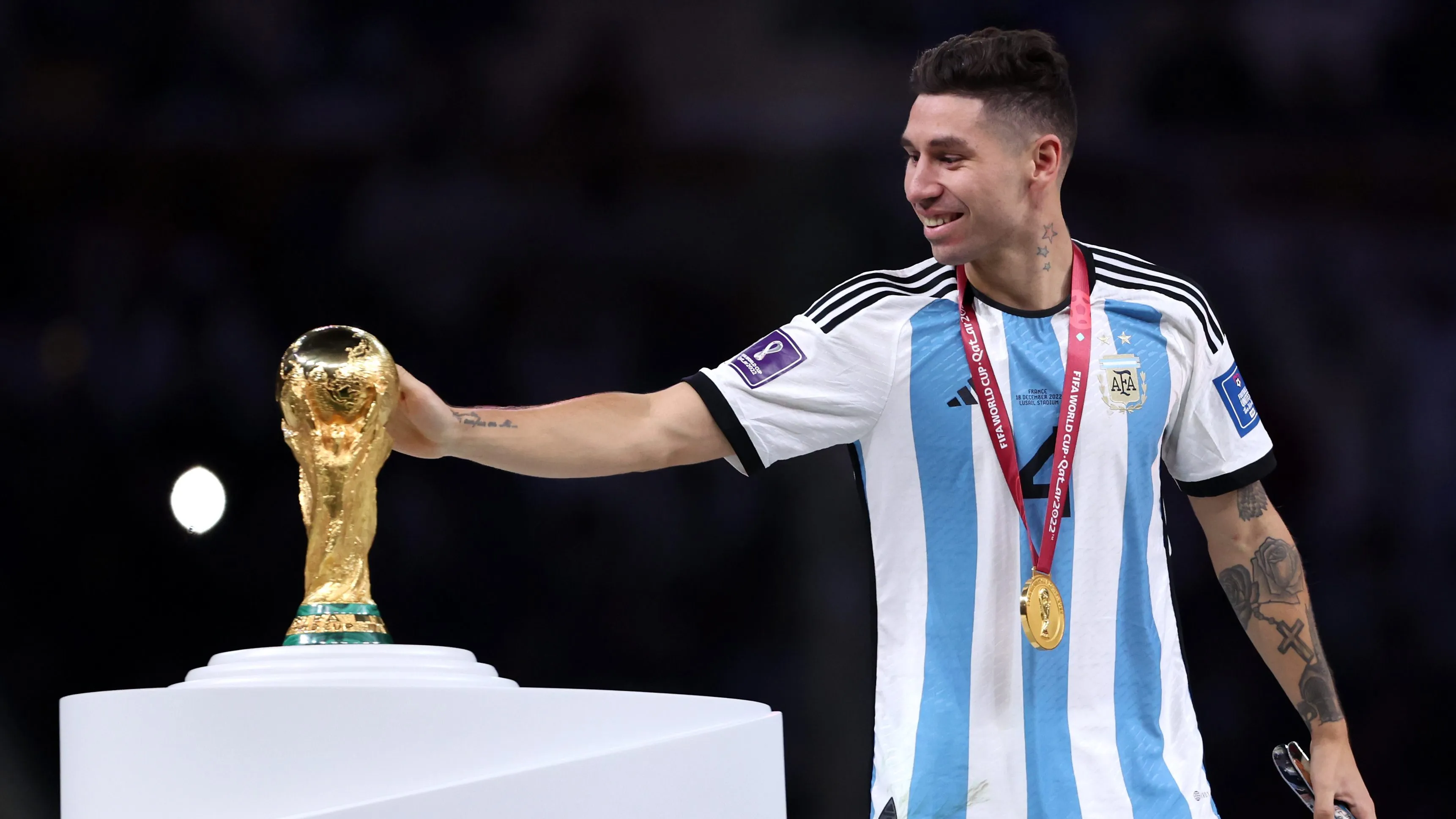 Montiel pode ficar de fora da Copa. (Photo by Clive Brunskill/Getty Images)