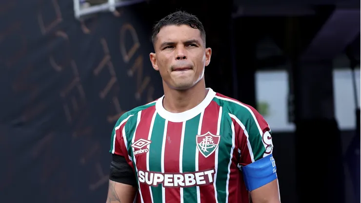Thiago Silva em campo pelo Fluminense. (Photo by Megan Briggs/Getty Images)