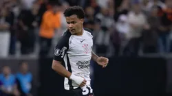 Kaio cesar jogador do Corinthians durante partida contra o Peñarol. Foto: Ettore Chiereguini/AGIF