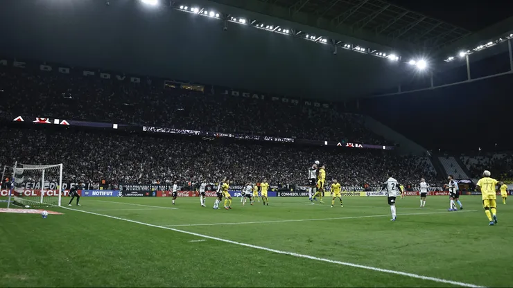 Neo Química Arena durante Corinthians x Peñarol. (Photo by Alexandre Schneider/Getty Images)