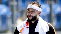 Memphis Depay ficou no banco de reservas no amistoso. Foto: IMAGO/ANP