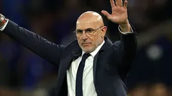 Luis de la Fuente, técnico da Espanha. Foto: Alexander Hassenstein/Getty Images