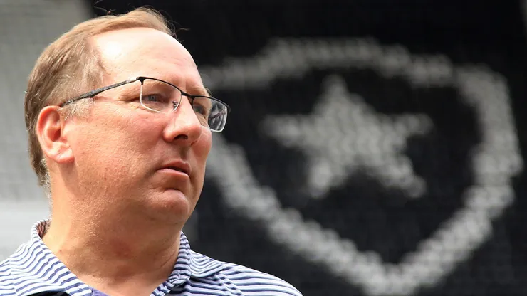 John Textor mandatário do Botafogo no estádio Nilton Santos