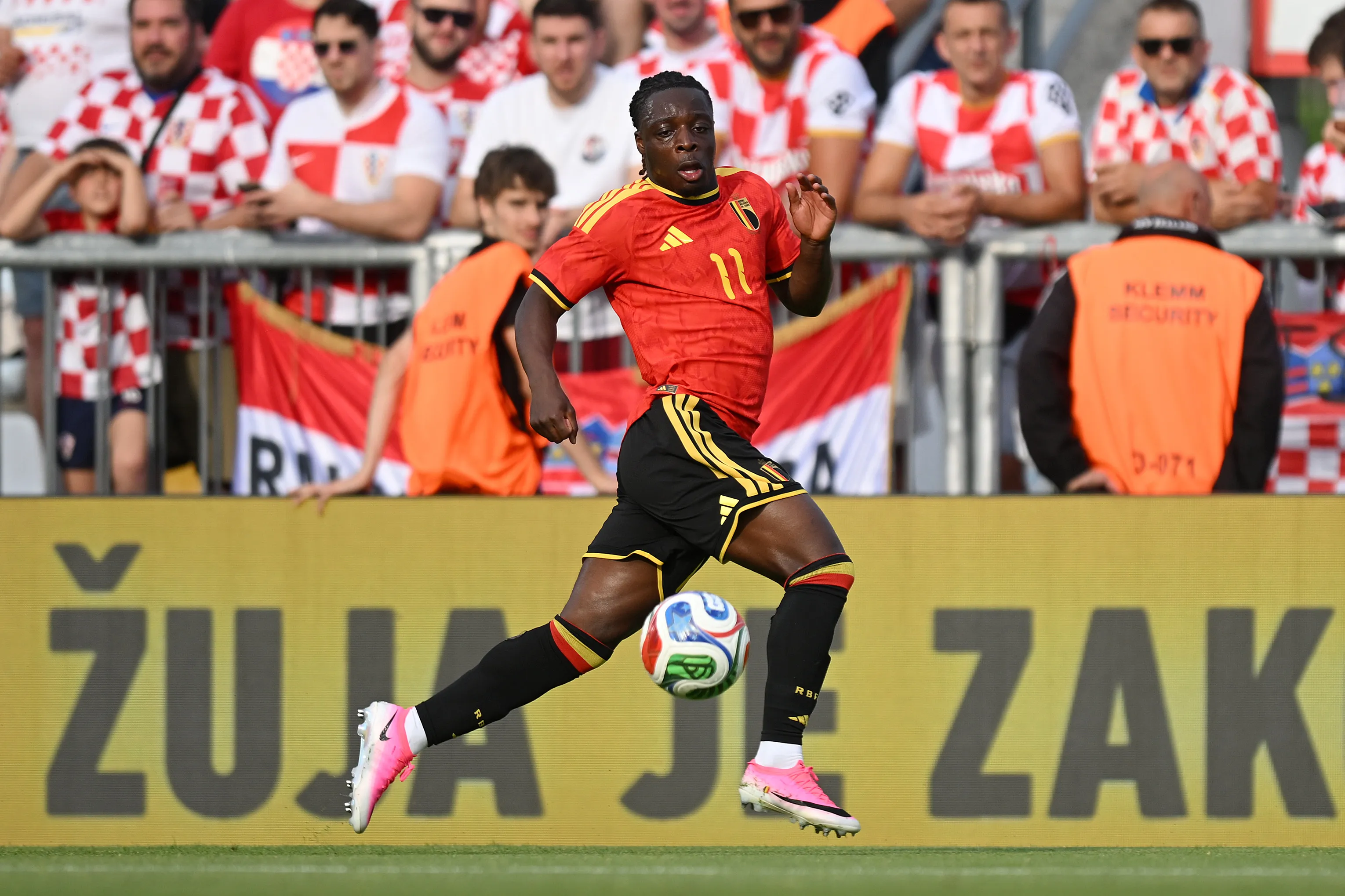 Jérémy Doku. Foto: Jurij Kodrun/Getty Images