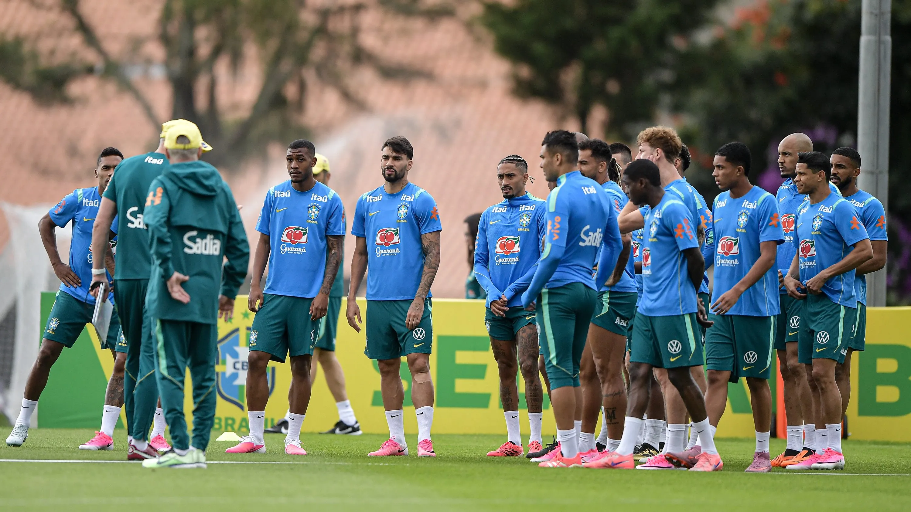 Treino da Seleção. Foto: Thiago Ribeiro/AGIF