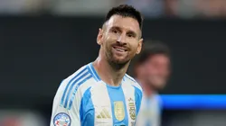 Messi em campo pela seleção da Argentina. (Photo by Elsa/Getty Images)