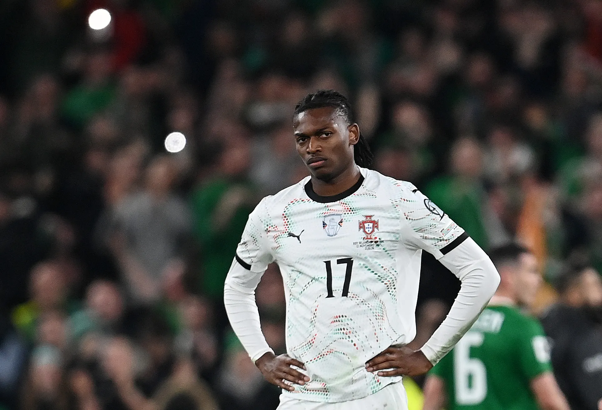 Rafael Leão. Foto: Charles McQuillan/Getty Images