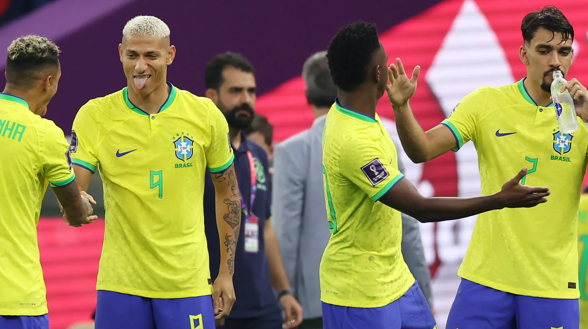Jogadores do Brasil