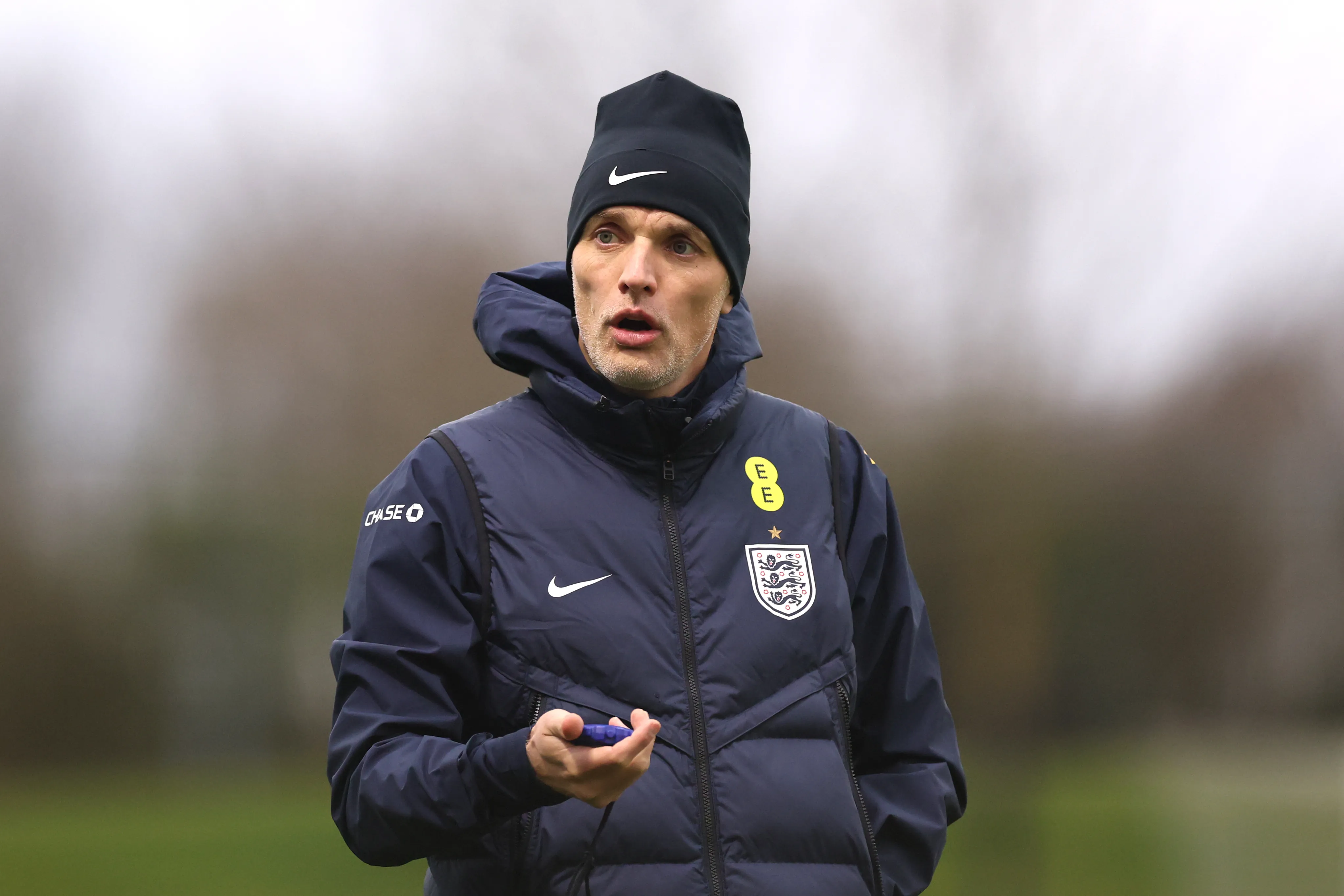 Thomas Tuchel durante treino da Inglaterra. Photo by Carl Recine/Getty Images