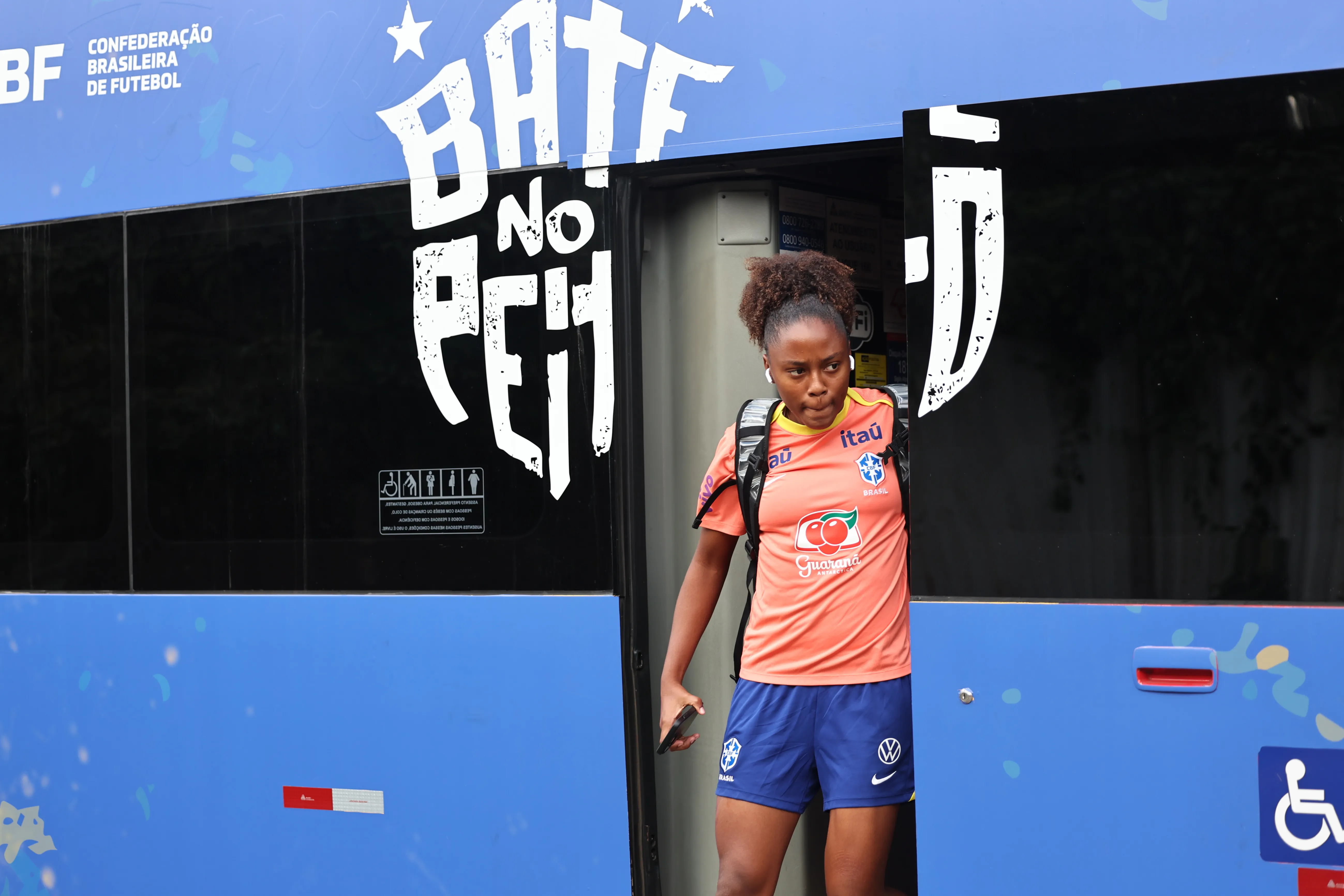 Kaylane durante Data FIFA. Foto: Lívia Villas Boas/CBF