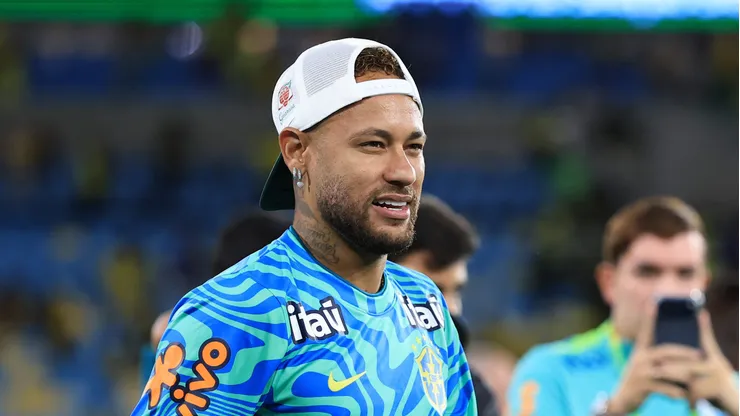 RIO DE JANEIRO, BRAZIL - MAY 31: Neymar Jr. reacts after the international friendly match between Brazil and Panama at Maracana Stadium on May 31, 2026 in Rio de Janeiro, Brazil. (Photo by Buda Mendes/Getty Images)