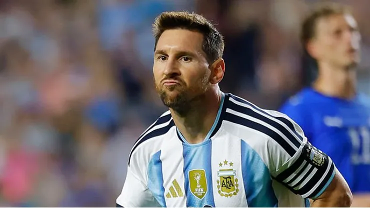 Messi pela Argentina. Foto: Todd Kirkland/Getty Images