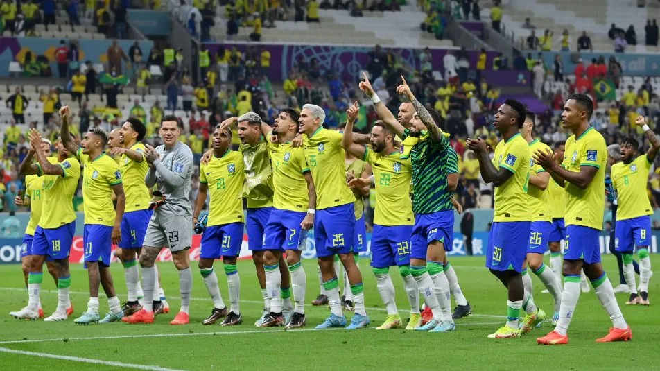 Brasil contra a Sérvia em 2022. Foto: Justin Setterfield/Getty Images