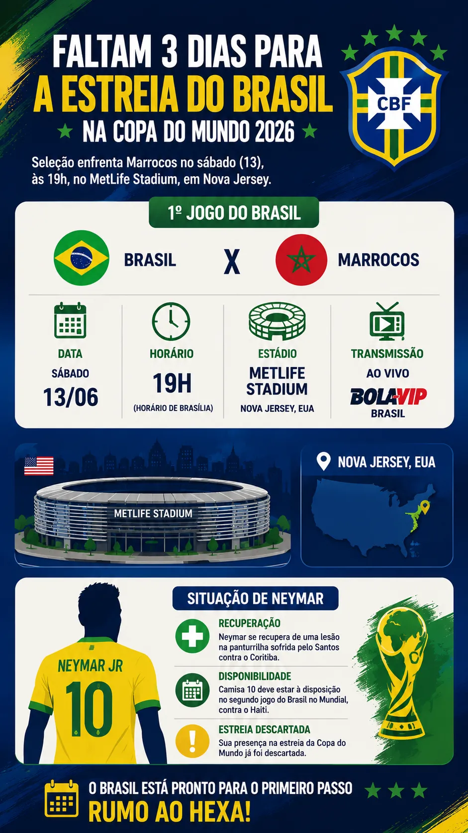 Infográfico Brasil Copa do Mundo