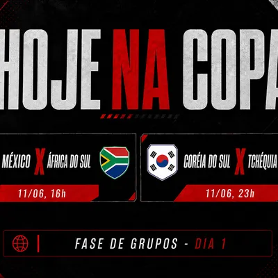 México X África do Sul inaugura a Copa do Mundo