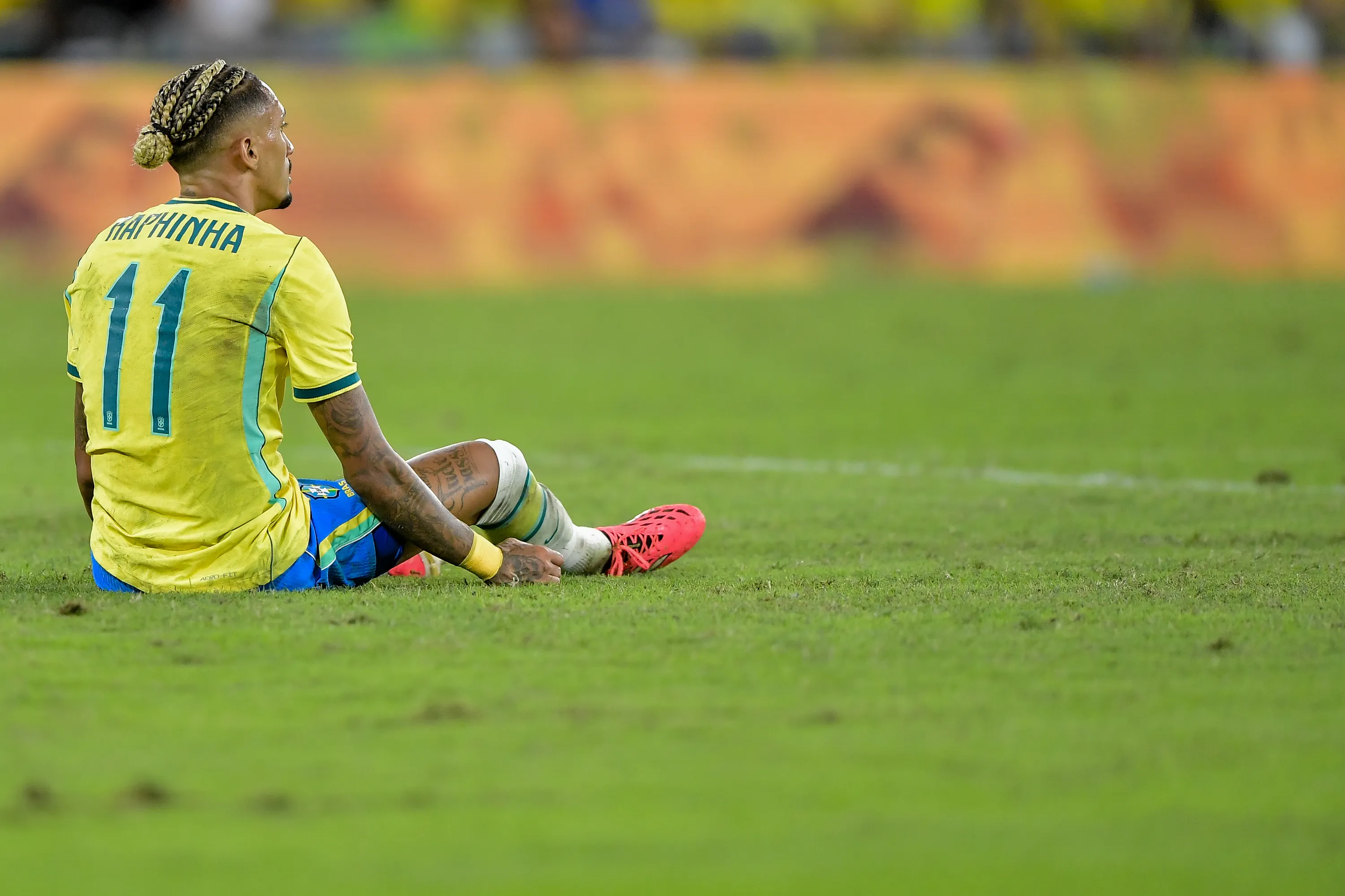 RJ – RIO DE JANEIRO – 31/05/2026 – AMISTOSO, SELECAO BRASILEIRA X PANAMA – Raphinha jogador do Selecao Brasileira durante partida contra o Panama no estadio Maracana pelo campeonato Amistoso. Foto: Thiago Ribeiro/AGIF