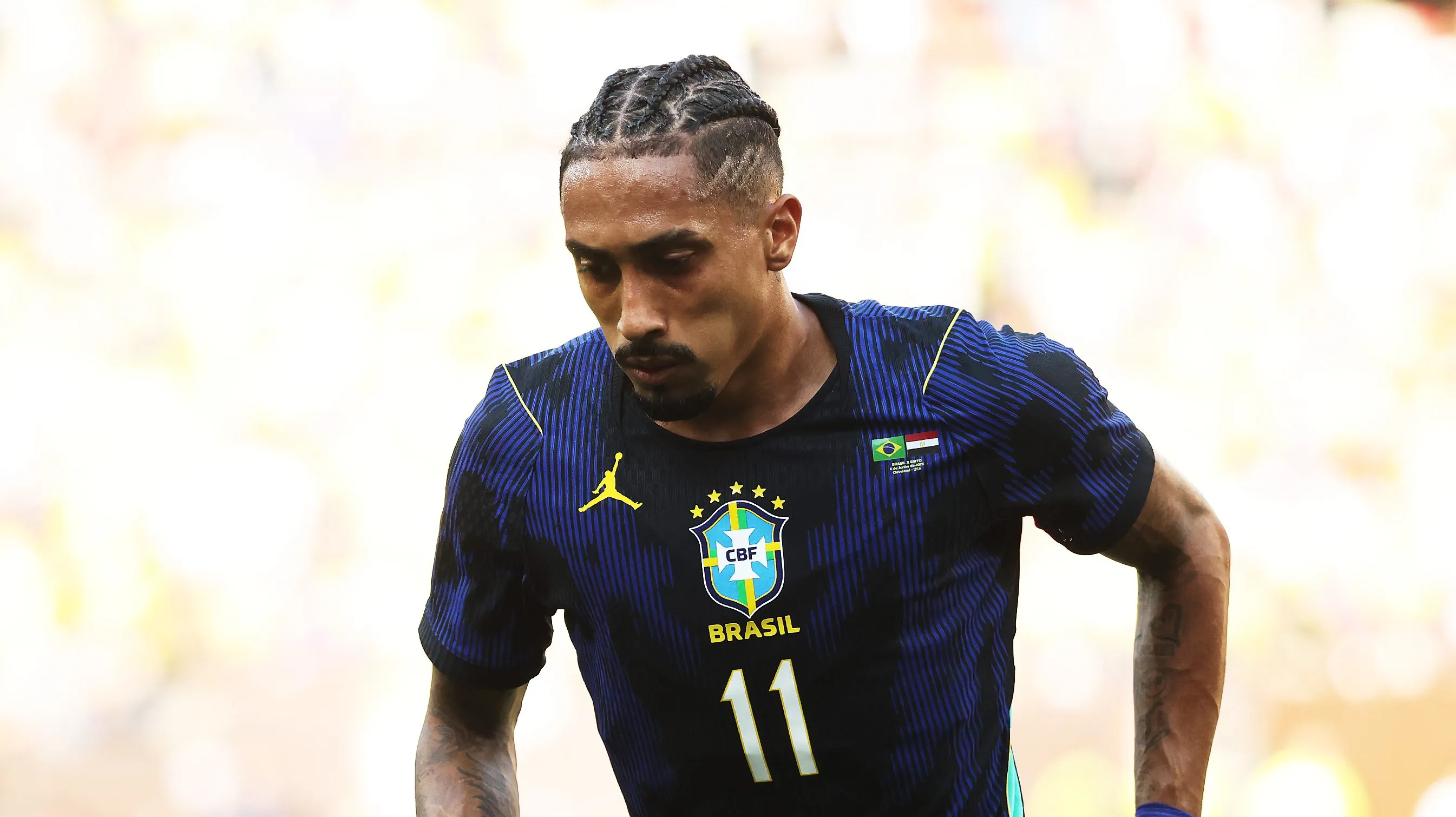Raphinha na Seleção. (Photo by Kirk Irwin/Getty Images)