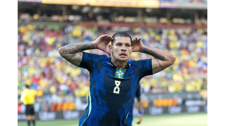 Bruno Guimarães, do Brasil | Crédito: Photo Press / Alamy Stock Photo