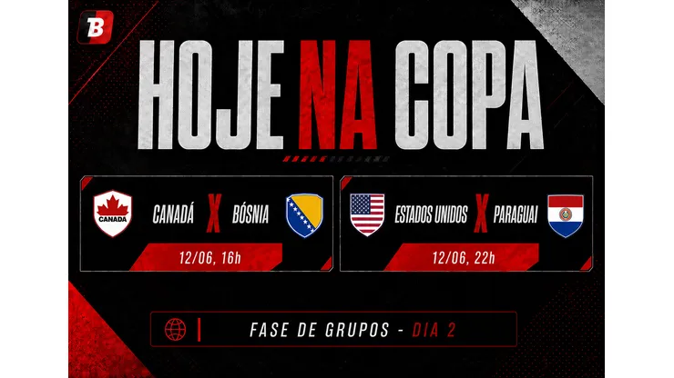 Copa do Mundo tem estreias de EUA, Paraguai, Canadá e Bósnia nesta sexta-feira Foto Bolavip Brasil