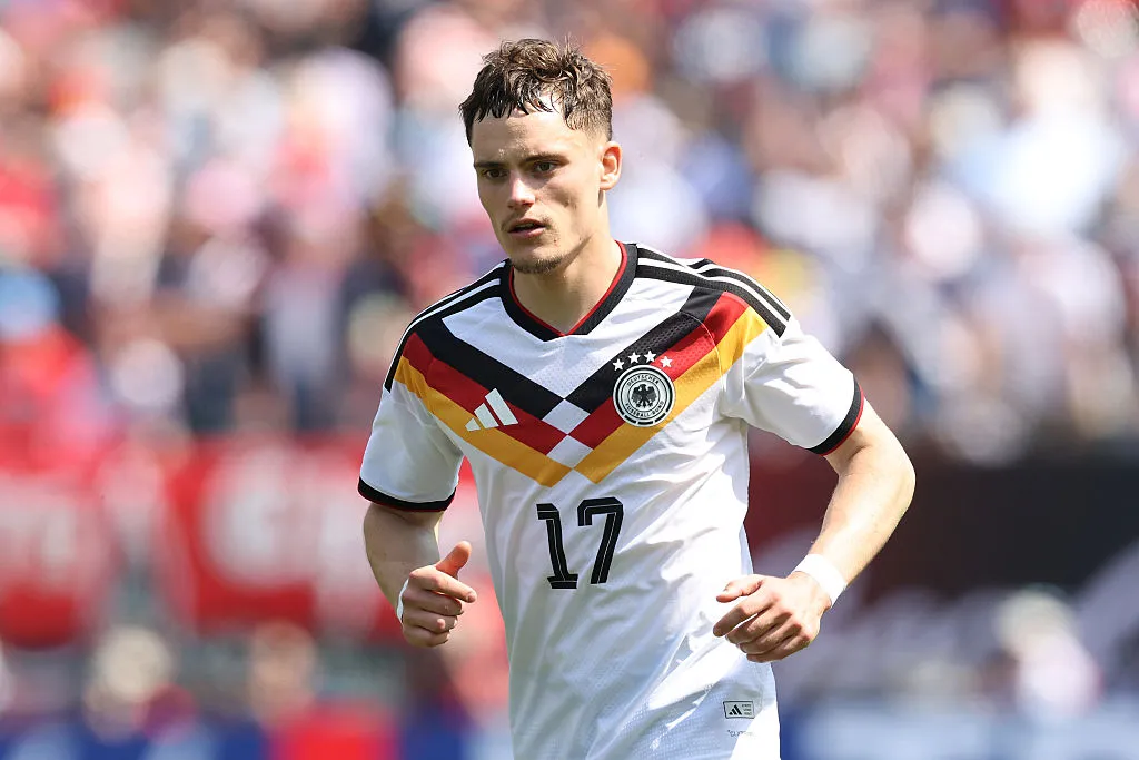 Florian Wirtz durante amistoso pela Alemanha. Foto: Alexander Hassenstein/Getty Images